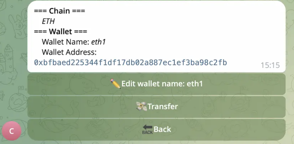 Telegram Bot Screenshot