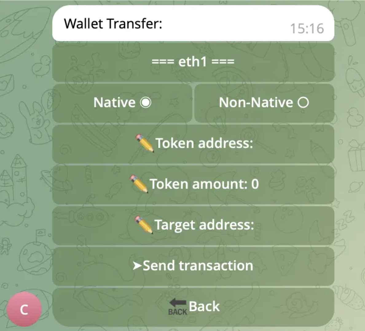 Telegram Bot Screenshot